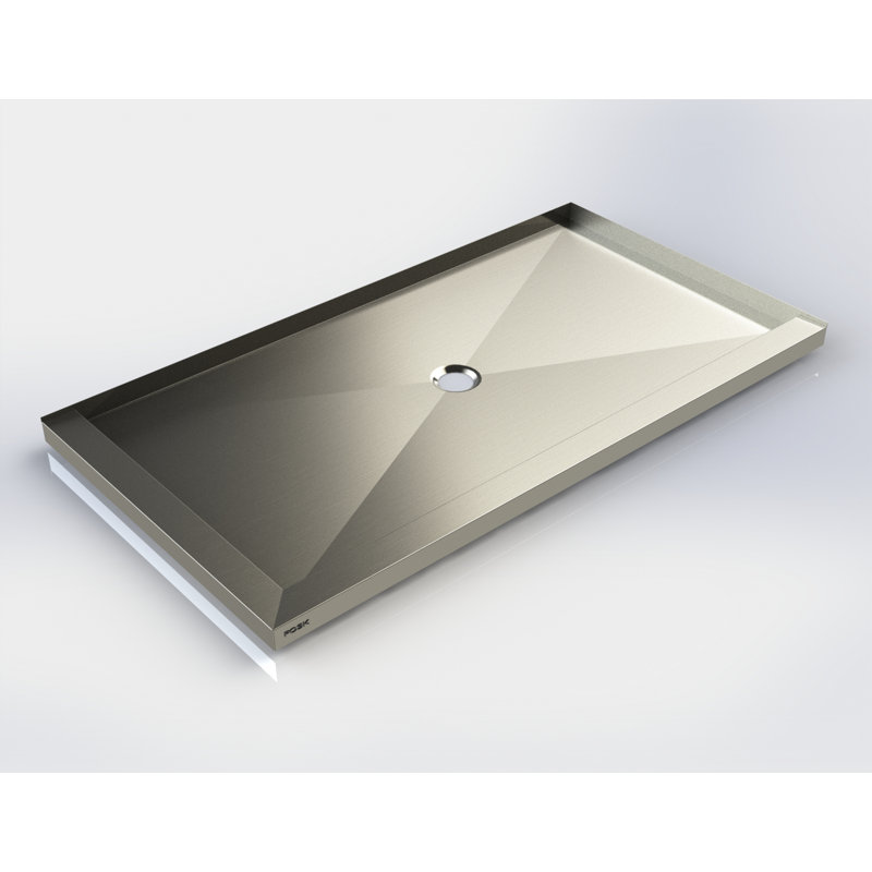 fosk Stainless Steel Shower Base 36x60 Wayfair.ca